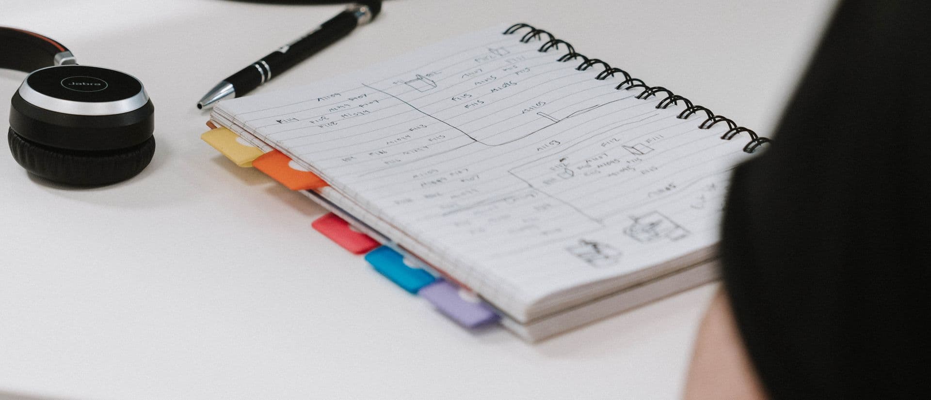 Hand-drawn steel connection sketches and drawing registers in an OD3 engineer's notebook